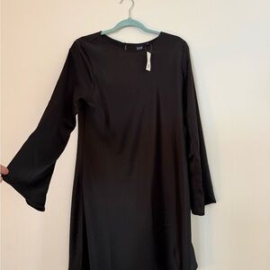 GAP Black Long Sleeve Dress